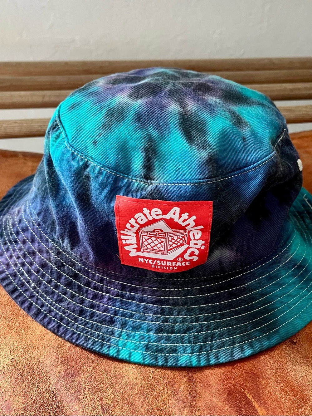 Milkcrate Athletics NYC tie dye bucket hat